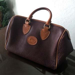 Light brown and dark brown Doone & Bourke bag
